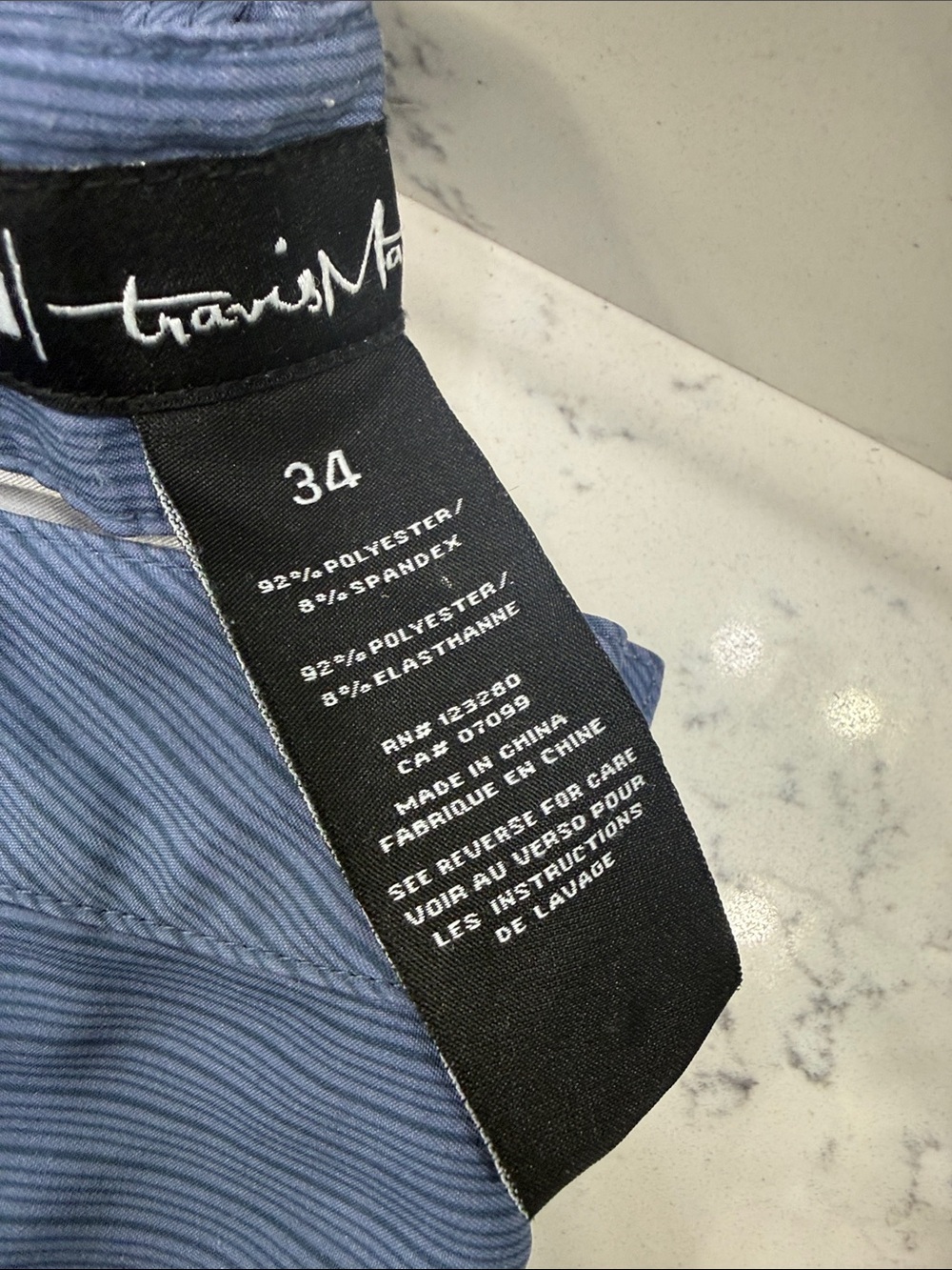 TravisMathew Men's Flat Front Shorts 5 pair- Black, Blue, Light Blue, Tan, Black - Picture 2 of 3